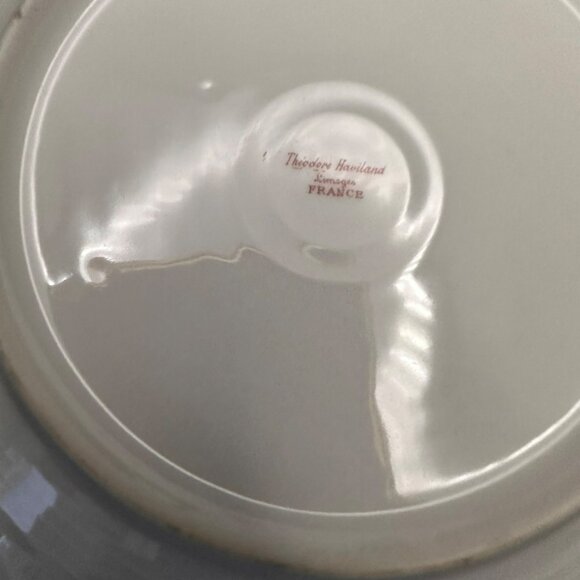 Antique Theodore Haviland Limoges France Antique Pink Floral 6.5" Plates c1903 - Picture 8 of 15